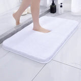 Non-Slip Microfiber Bath Mat – Absorbent, Machine-Washable & Rubber Backing