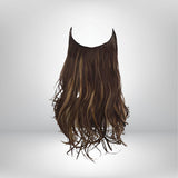 Hair Extensions Natural Wavy Human Hair Clip-In Long Volume Set
