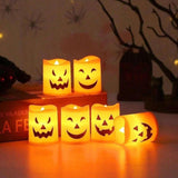 LED Halloween Pumpkin Candles
