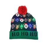 LED Light Up Christmas Hat - Festive Holiday Headwear for Parties & Celebrations