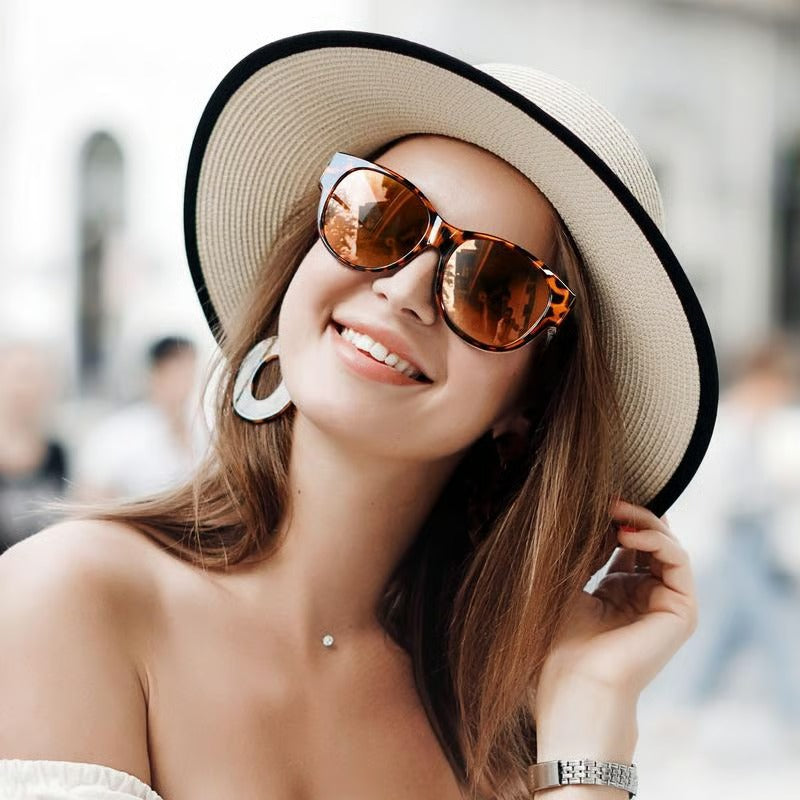 Cat-Eye Sunglasses – Polarized UV400 Lenses, Lightweight Frame & 9 Colors