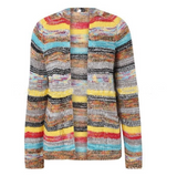 Kamille Retro Farbiger Pullover für Damen – Stylischer, Bequemer Strickpullover im Vintage-Design