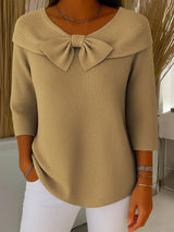 Enhanced Product Title: **Serena™ Damenpullover mit eleganter Schleife – Stilvoller, bequemer Pullover für Damen** 

This optimized title includes relevant keywords and highlights the product's style and comfort, making it more appealing for Google Shoppi
