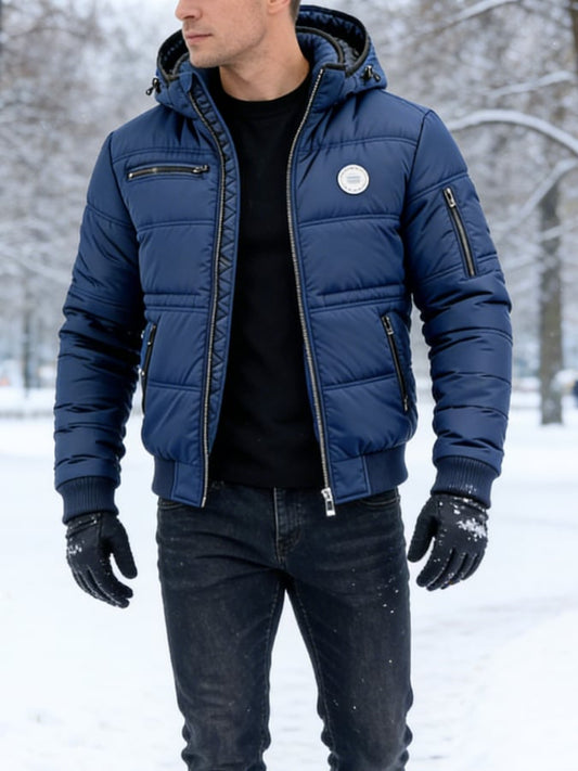 Optimized Product Title: "Herren Vintage Isolierte Outdoor-Jacke – Warm, Gepolstert & Wetterfest für Abenteuer" 

This title includes relevant keywords for better visibility while highlighting key features that appeal to potential buyers.