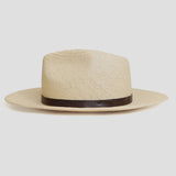 Modern Minimalist Straw Fedora Hat – Coffee | Bowlift