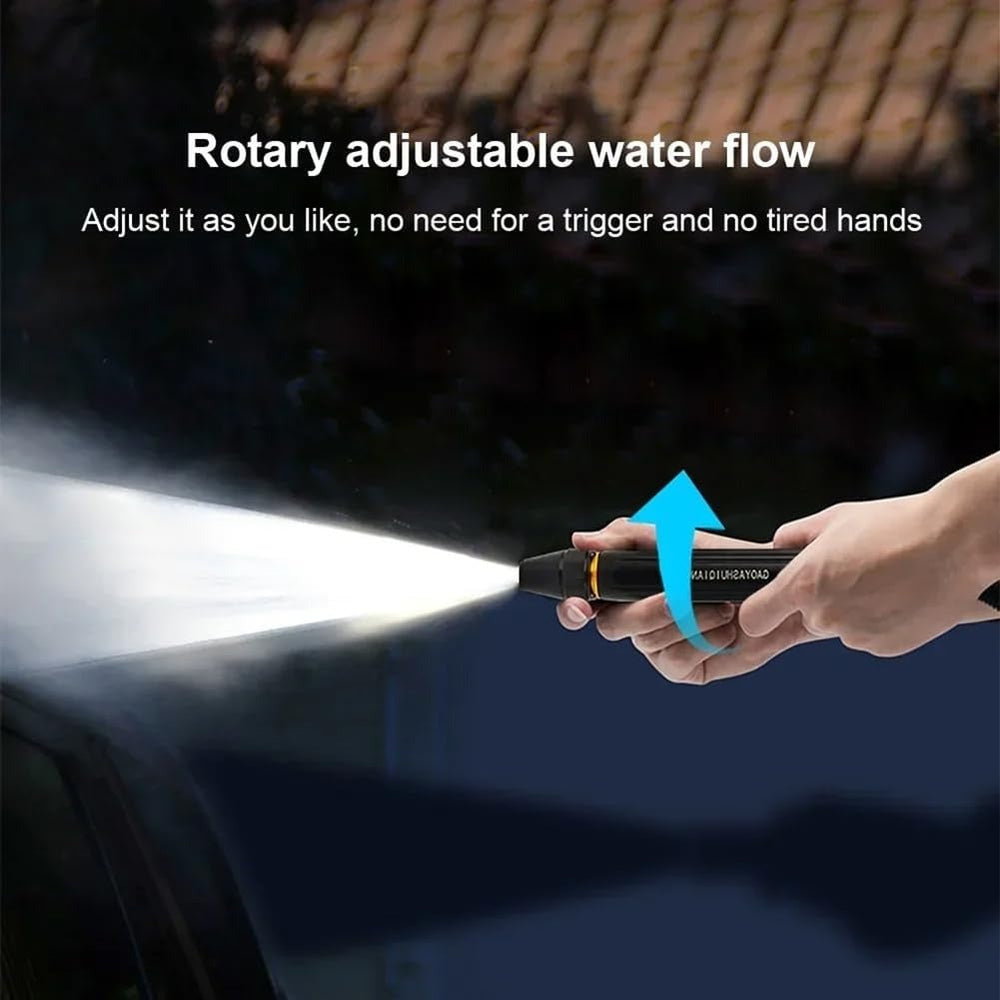 High-Pressure Hose Nozzle – Dual Spray Modes, Stainless Steel & Ergonomic Grip