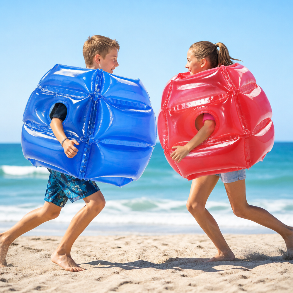 Inflatable Bumper Ball Suit – Durable Design, Kids Ages 5+ & Outdoor Group Play