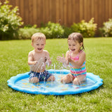 Inflatable Splash Pad – Animal Letters Design, Non-Slip Surface & Two Size Options