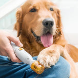 Battery Pet Nail Grinder – Painless Grinding, Debris Cap, Dogs & Cats, All Sizes