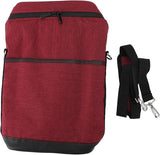Insulated 2-Bottle Wine Cooler Tote Bag with Adjustable Strap - Perfect for Picnics, Travel, and Outdoor Events