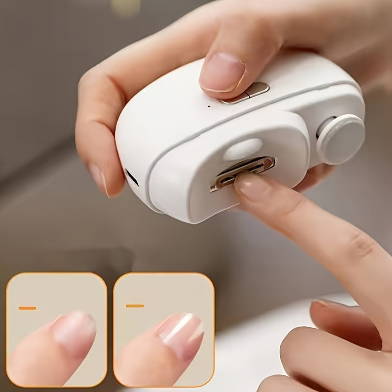 Electric Nail Trimmer & Polisher - Safe, Easy Grooming Tool for Pets & Kids | Quick & Gentle Nail Care