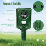 Smart Ultrasonic Cat Repeller - Effective & Humane Pest Control Device