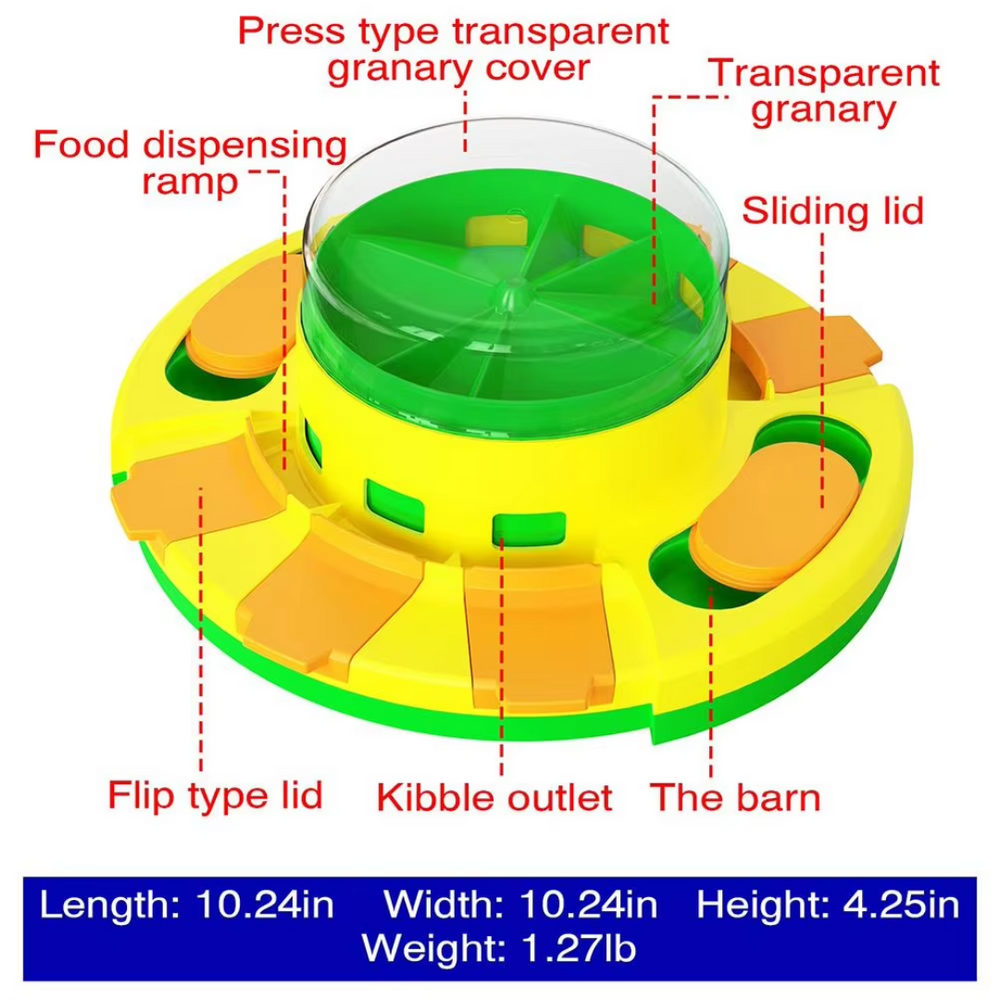 Interactive Dog Puzzle Feeder – Engaging Toy for Mental Stimulation & Rewarding Playtime