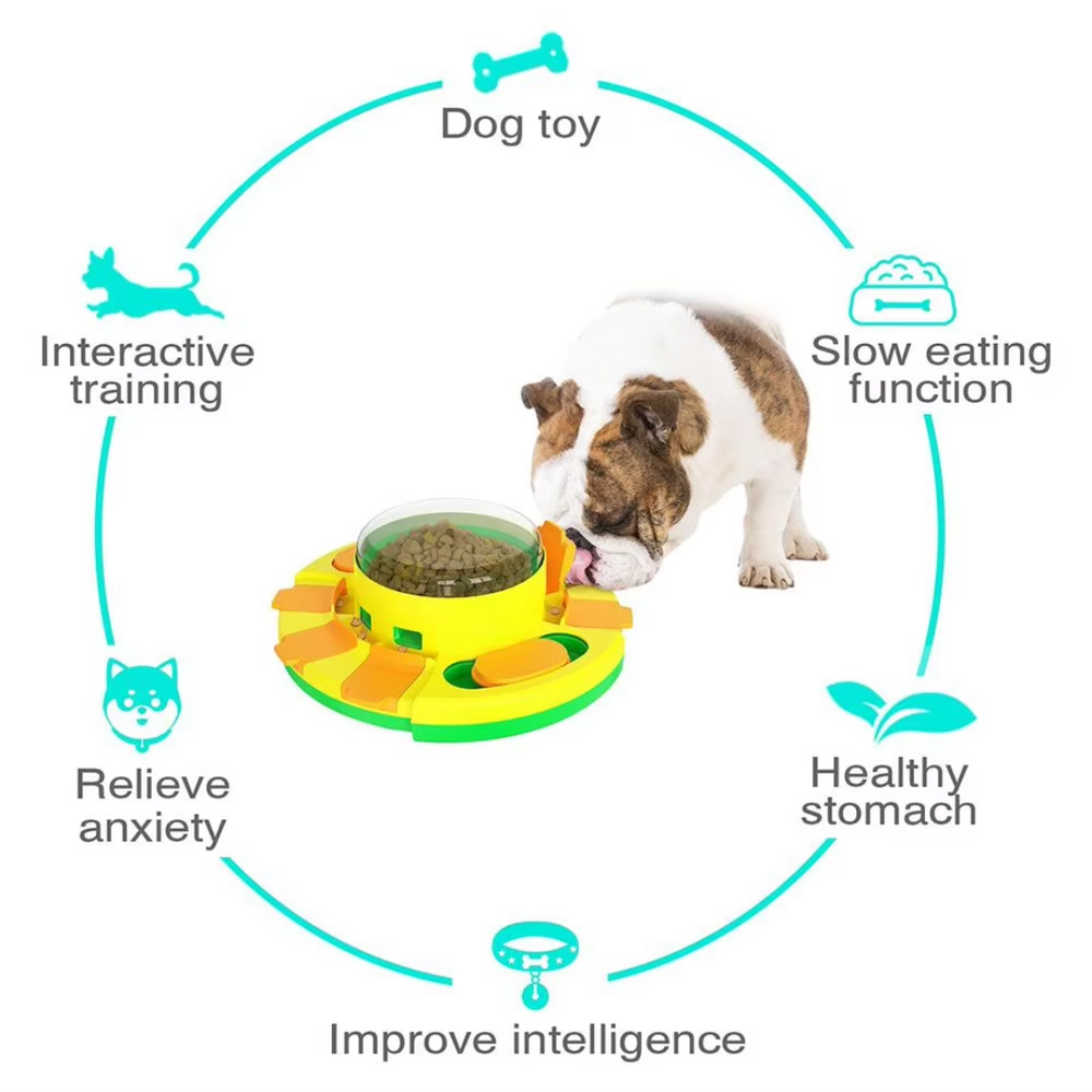 Interactive Dog Puzzle Feeder – Engaging Toy for Mental Stimulation & Rewarding Playtime