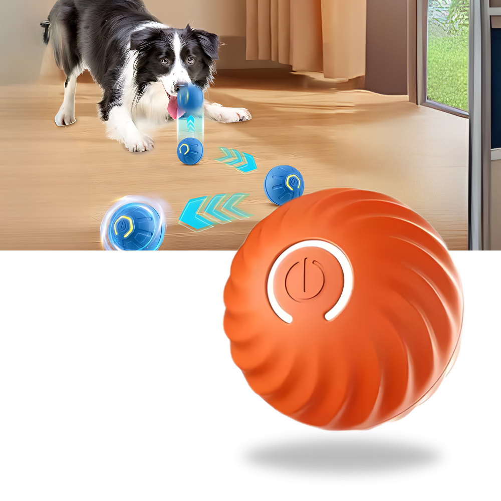 Interactive Dog Ball – Rechargeable, Durable & Obstacle-Avoidance Smart Toy