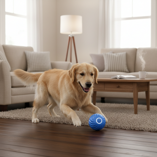 Interactive Dog Ball – Rechargeable, Durable & Obstacle-Avoidance Smart Toy