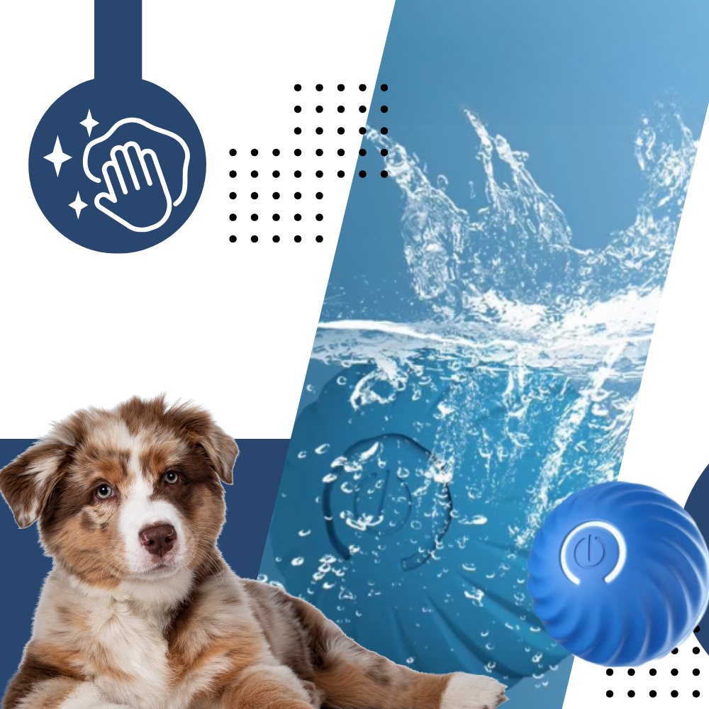 Interactive Dog Ball – Rechargeable, Durable & Obstacle-Avoidance Smart Toy
