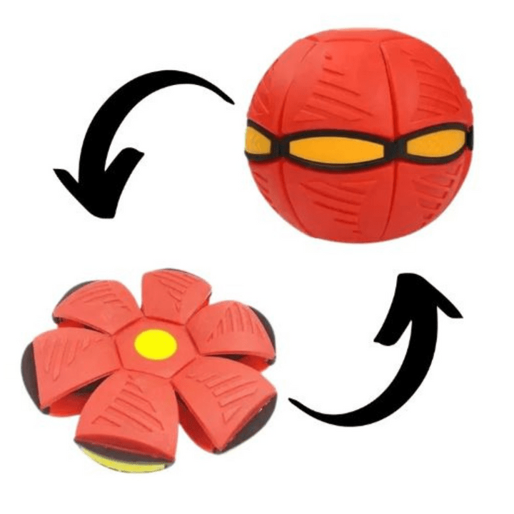 Interactive Transforming Flying Ball Toy for Dogs - Engaging Fetch & Play Fun