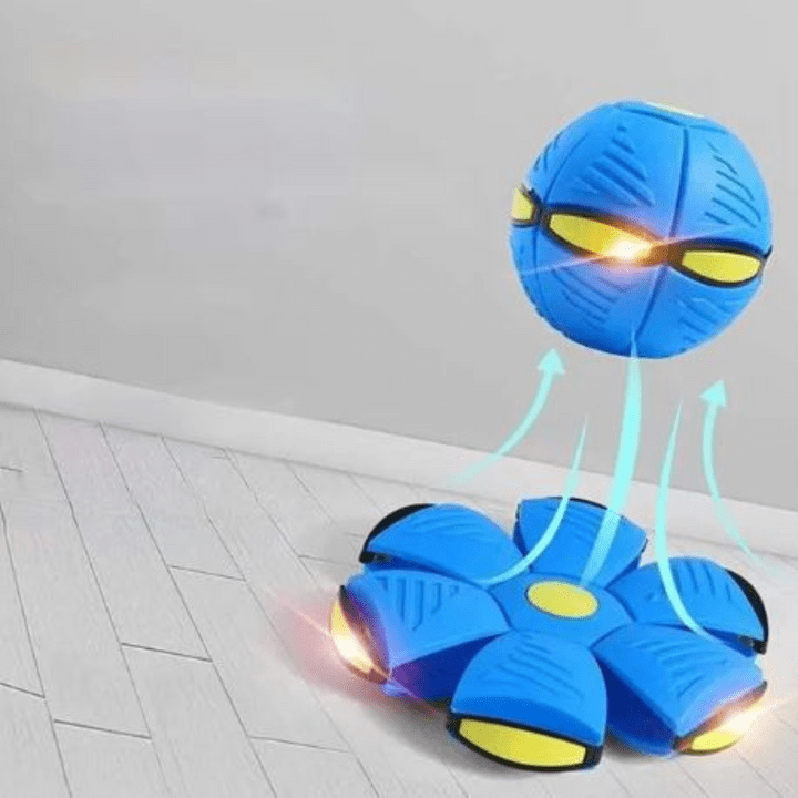 Interactive Transforming Flying Ball Toy for Dogs - Engaging Fetch & Play Fun
