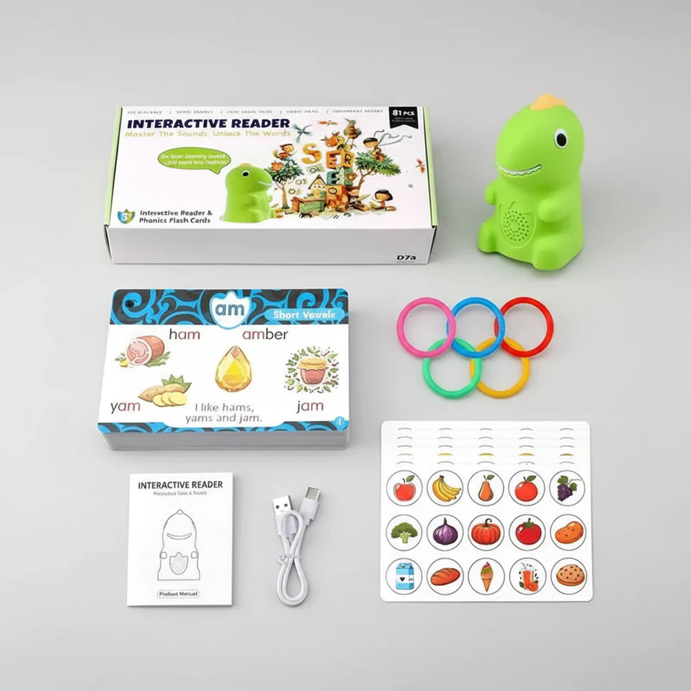 Interactive Reading Pen – Flash Cards, Voice Features & Educational Toy