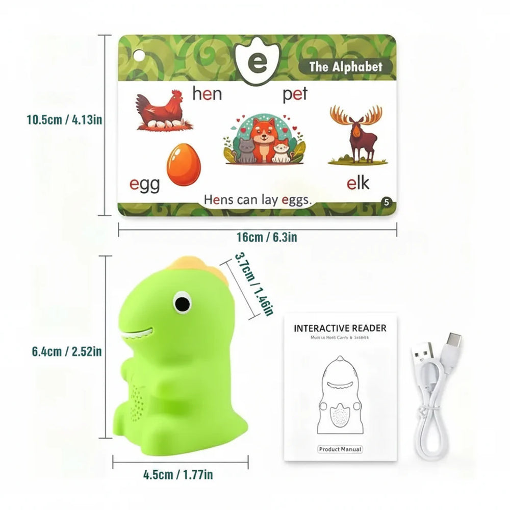 Interactive Reading Pen – Flash Cards, Voice Features & Educational Toy