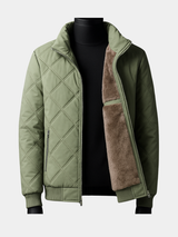 Men's quilted coat, view 1