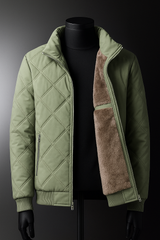 Men's quilted coat, view 2