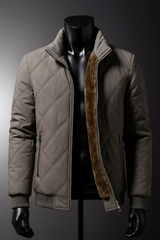 Men's quilted coat, view 3