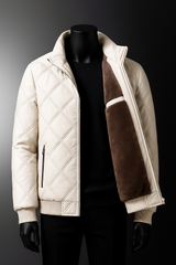 Men's quilted coat, view 4