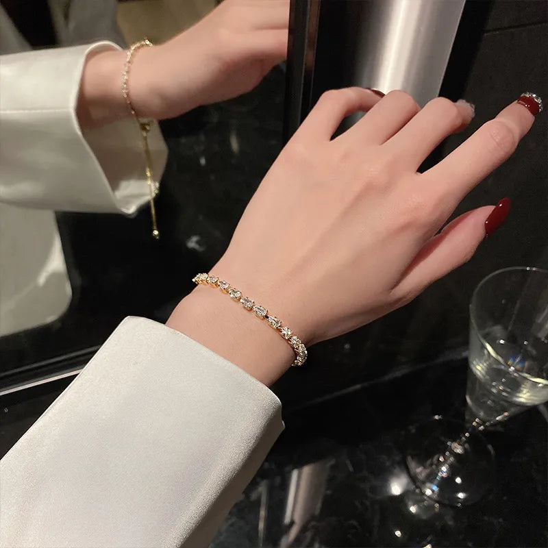 Irish Elegance 14K Gold Bracelet - Handcrafted Celtic Design Jewelry for Women