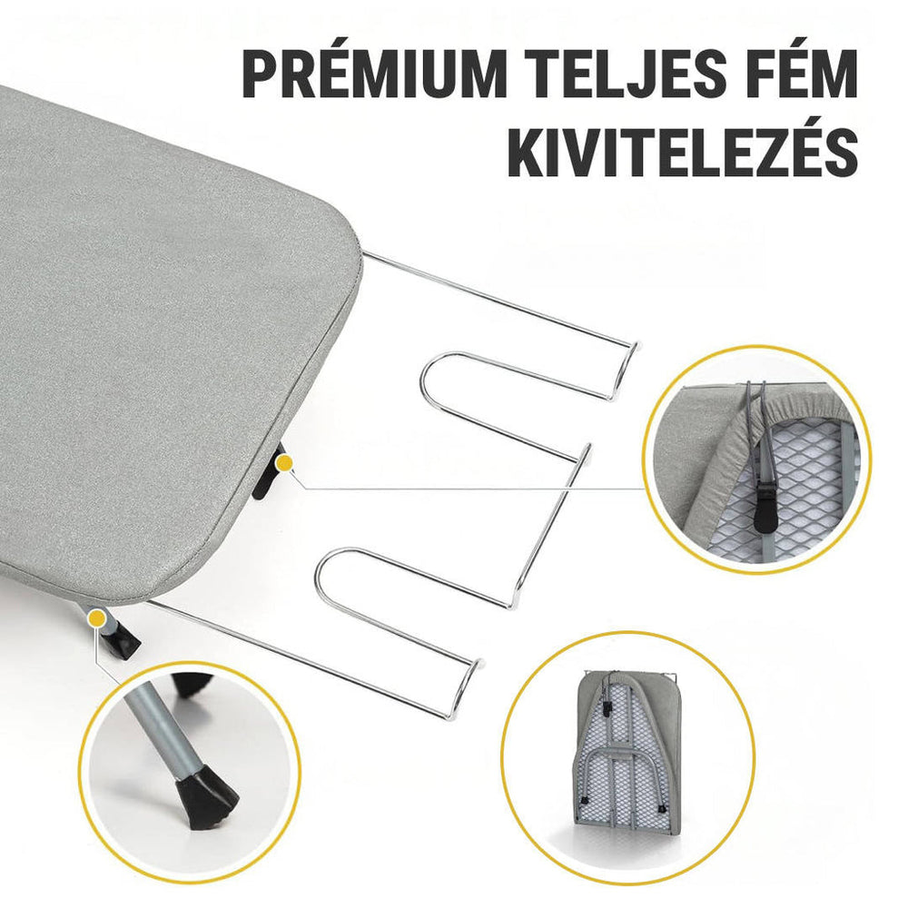 Tabletop Ironing Board – Foldable, 81×30 cm & Cotton Cover