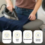 Portable Tabletop Ironing Board – Foldable 81×30.5cm, Iron Rest & Padded Feet
