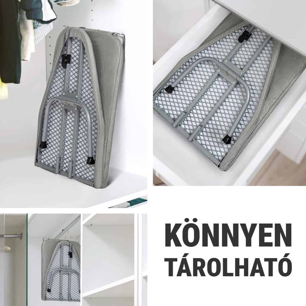 Tabletop Ironing Board – Foldable, 81×30 cm & Cotton Cover