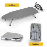 Tabletop Ironing Board – Foldable, 81×30 cm & Cotton Cover