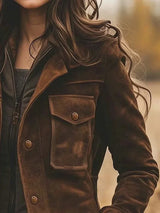 Women's notch lapel coat, view 2