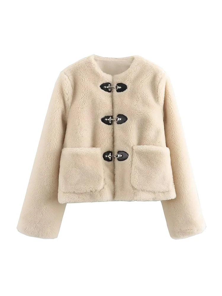 Women's oversized coat, view 5
