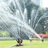 Oscillating Lawn Sprinkler with Timer – 16 Nozzles, 100m² Coverage & 4 Spray Modes