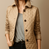 Women's quilted puffer jacket, view 1