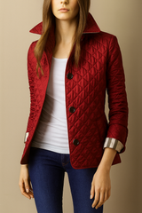 Women's quilted puffer jacket, view 3