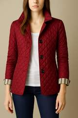 Women's quilted puffer jacket, view 4