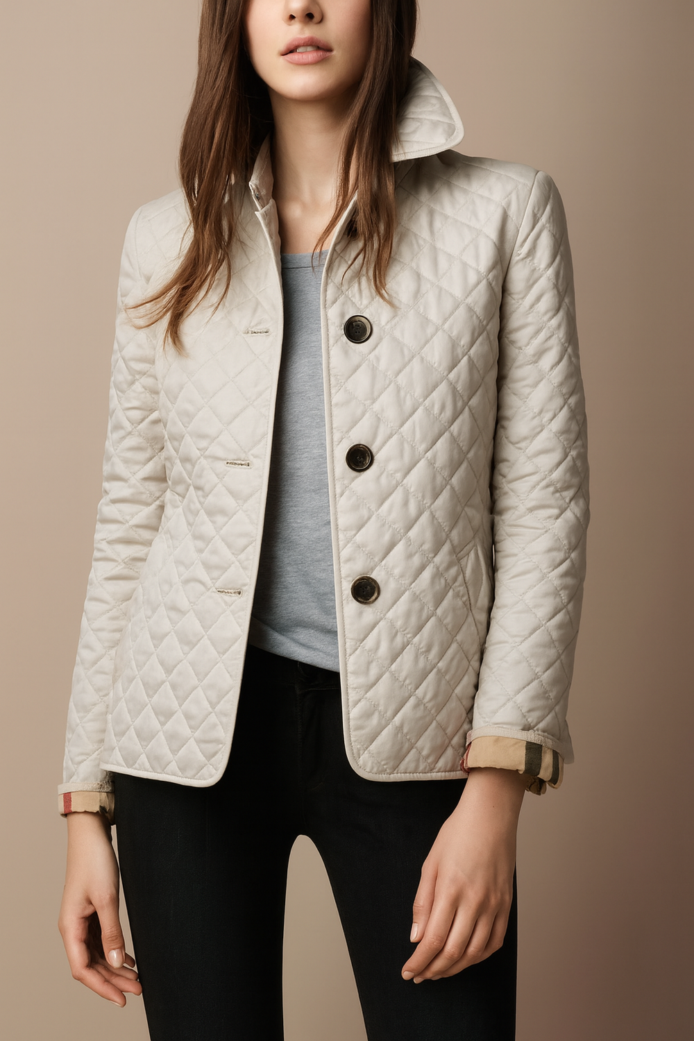 Women's quilted puffer jacket, view 5