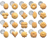 BowLift | Cookie press made of stainless steel with attachments for creative cookies and pastries
