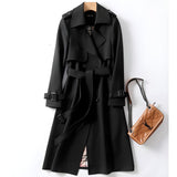 Women's belted trench coat, view 6