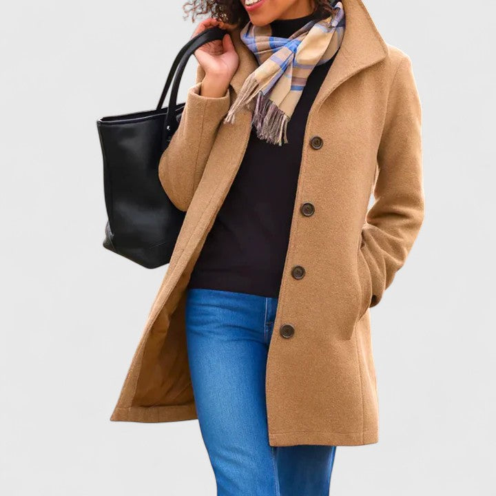 Women's longline coat, view 1