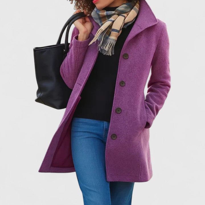 Women's longline coat, view 2