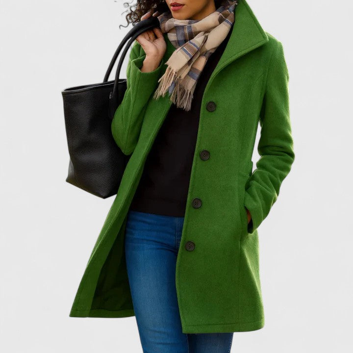 Women's longline coat, view 3