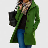 Women's longline coat, view 3
