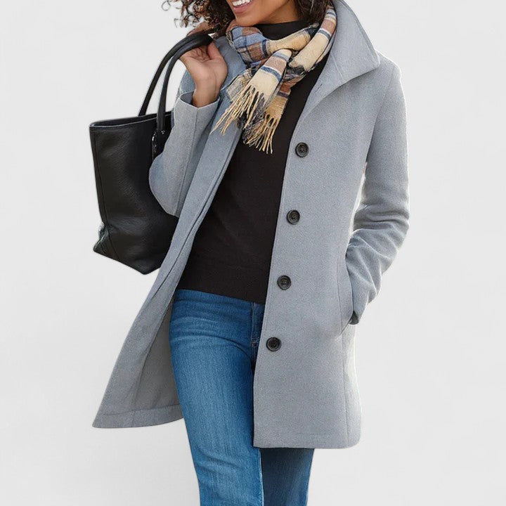 Women's longline coat, view 5