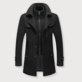Men's wrap coat, view 2