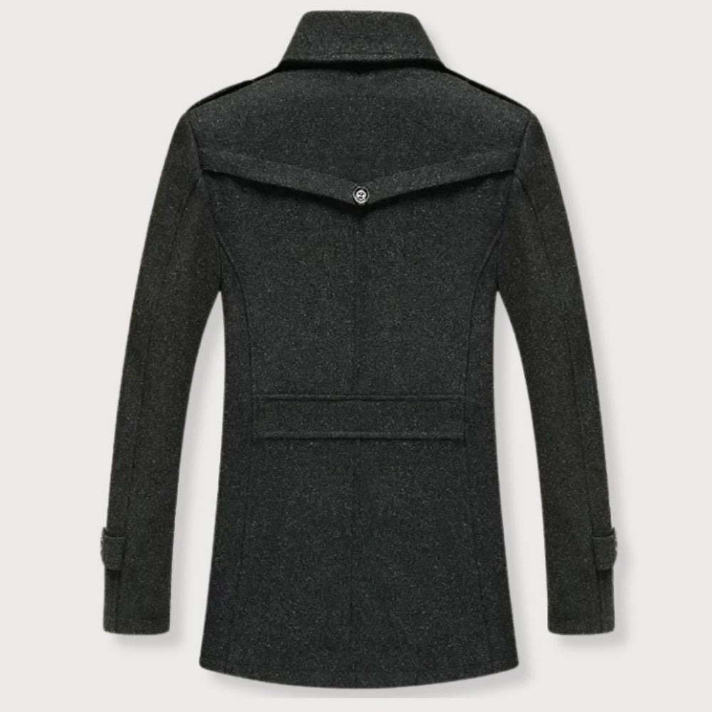 Men's wrap coat, view 4